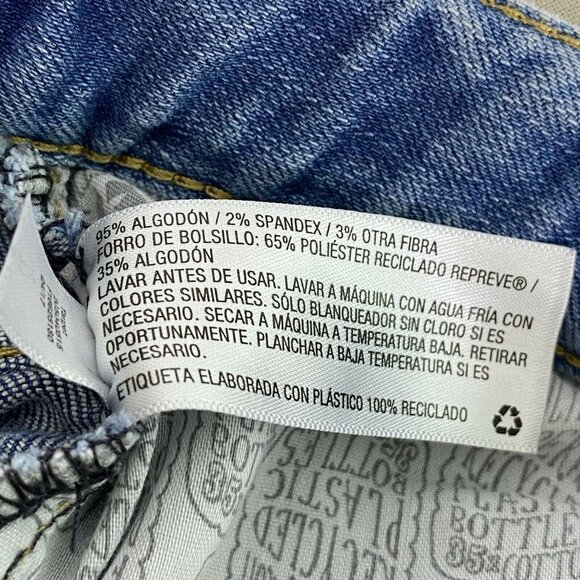 Cat & Jack Women’s Denim Jean Midi Cutoff Shorts XL (14/16) Blue Super Stretch - Picture 12 of 12